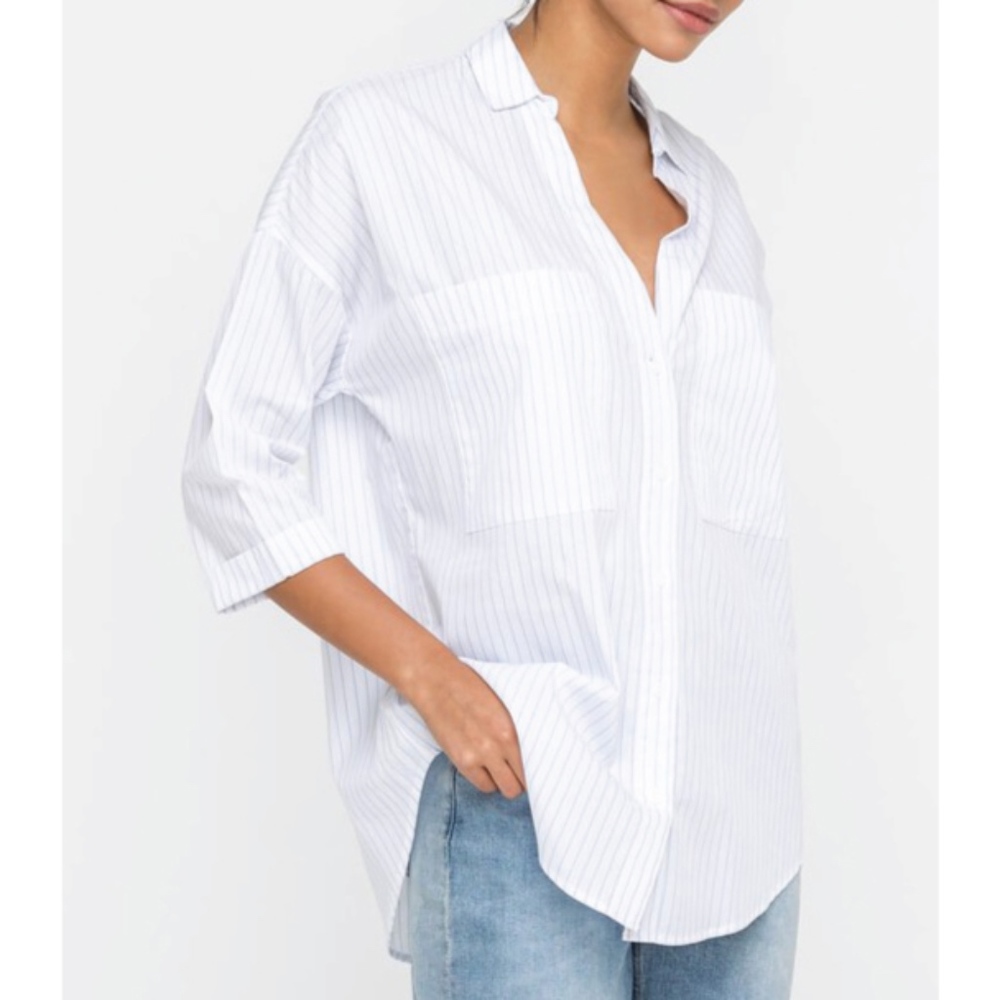 ♡ PRE-ORDER! ♡ $34 - Quarter Sleeve Tunic Shirt